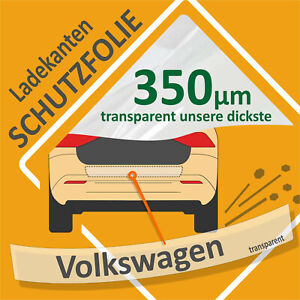 Folia ochronna obszaru załadunkowego lakier do butów VW ID3 - 2020 przezroczysta przezroczysta