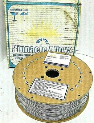 МОДИФИЦИРОВАННАЯ СВАРОЧНАЯ ПРОВОЛОКА PINNACLE ИЗ СПЛАВОВ 410 С ФЛЮСОВЫМ СЕРДЕЧНИКОМ, ДИАМЕТР 1/16 ДЮЙМА, РУЛОН 25 ФУНТОВ - Изображение 1 из 4