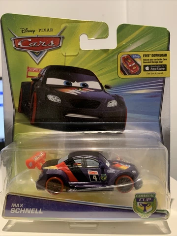 Disney Pixar Cars -  Max Schnell Original Official Diecast Carnival Cup Cover