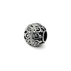Artisan Bali Bead .925 Sterling Silver Antiqued Reflection Beads