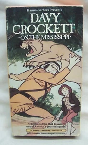 VINTAGE Hanna-Barbera's DAVY CROCKETT ON THE MISSISSIPPI VHS VIDEO MOVIE 1987 - Picture 1 of 4
