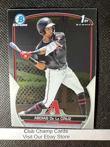 2023 #BCP-34 Abdias De La Cruz Bowman Chrome Baseball 1st Arizona Diamondbacks - Bild 1 von 2
