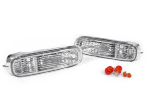 DEPO Crystal Clear Front Bumper Signal Lights For 1997-1998 Toyota Supra Mk.4 - Picture 1 of 1