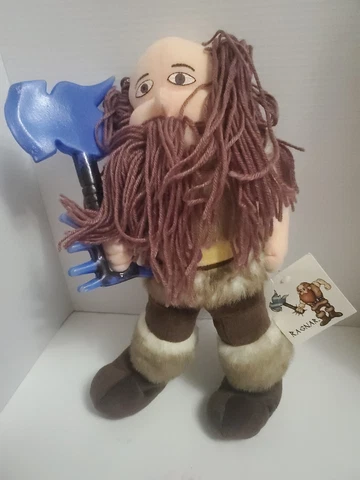 Vikings RAGNAR Plush Mascot 16” Tall with Axe Viking Rare! Cover
