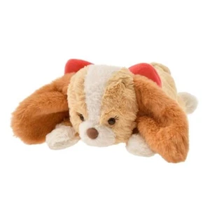 Disney Store Japan Lady Dog Plush Pencil Case Zipper Pencase - Picture 1 of 8
