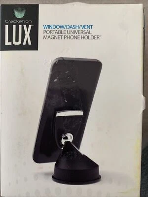 Bracketron Lux Magnetic Holder for Mobile Phones Black/Silver LX1-744-2 NEW! - Image 1 of 4