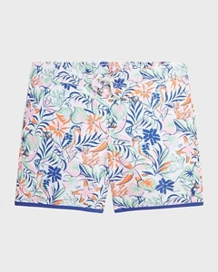 Polo Ralph Lauren Big Boys Printed Swim Trunks, Multi, M( 10-12) - Picture 1 of 4