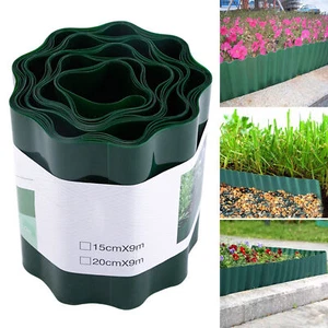 9m Garden Landscape Edging Border Lawn Edging Border Fence Yard Patios Decor - Picture 1 of 10
