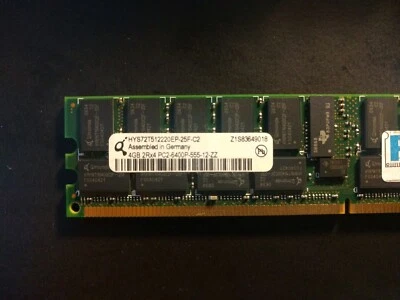 4GB 2Rx4 PC2-6400P ECC REG Server Memory DIMMs - Image 1 of 4