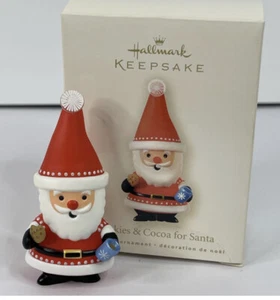 Galletas y cacao para Santa 2008 galletas y cacao solo para mí, adorno distintivo - Imagen 1 de 4