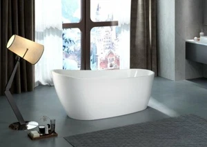 68-inch Freestanding Slipper Acrylic Bathtub - Picture 1 of 4