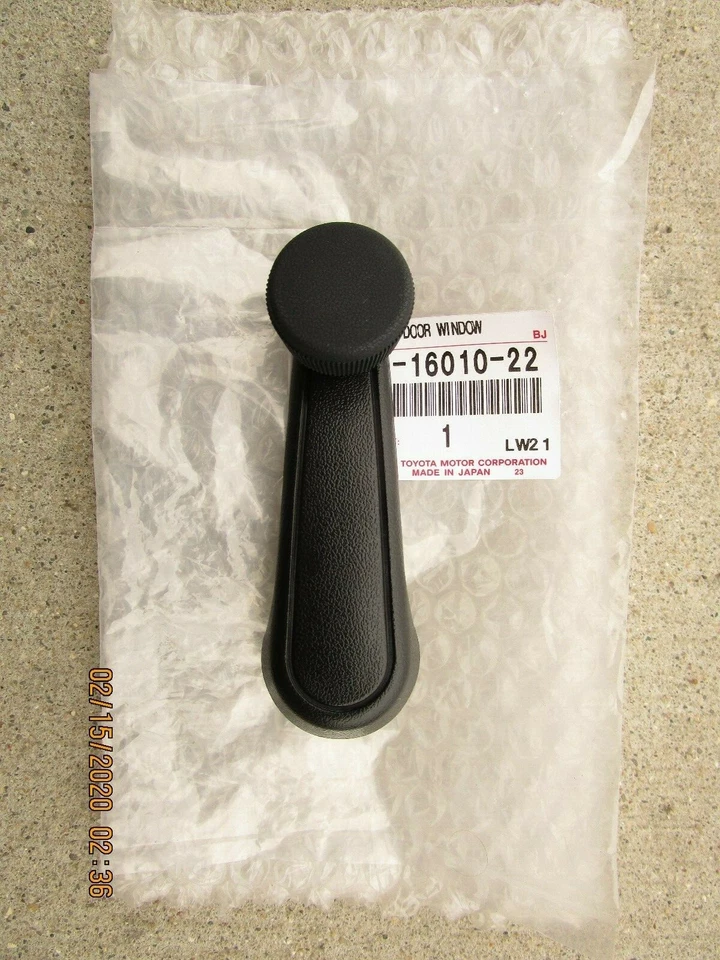 85-89 TOYOTA MR2 PASAJERO DELANTERO PUERTA LATERAL VENTANA MANIVELA OEM NUEVO Foto 1 de 2