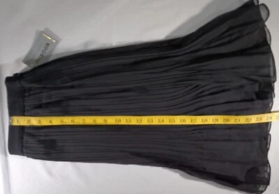 Falda plisada negra Misook talla pequeña L Foto 1 de 4