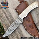 CSFIF Hot Item Skinner Knife ATS-34 Steel Damascus Everyday Carry Outdoor Gift