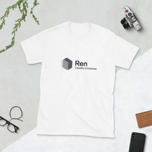 Ren Liquidity Unchained Cryptocurrency Short-Sleeve Unisex T-Shirt - Picture 1 of 4