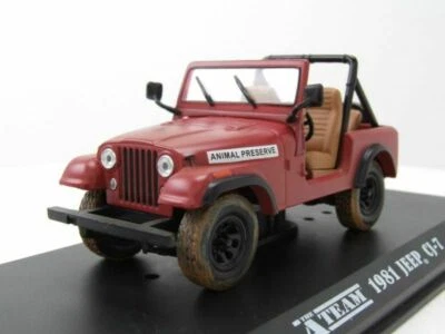 Modellino Jeep CJ-7 1981 A-Team 1:43 Greenlight Limit Edition  - Immagine 1 di 4