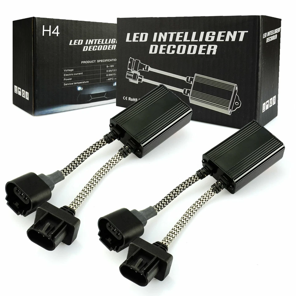 Cancelador decodificador antiparpadeo JDM ASTAR 2x H4 9003 HB2 Plug-N-Play sin errores Foto 1 de 4