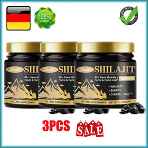 3*60g Reines 100% Himalaya Shilajit, Weichharz, Bio, extrem potent, Fulvinsäure - Bild 1 von 8