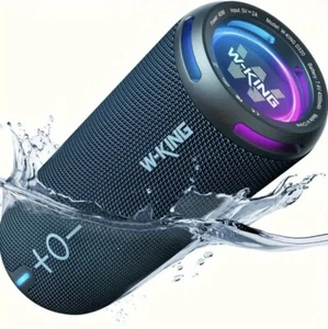 W-KING D320 40W, Outdoor Bluetooth Speakers, IPX7 Waterproof, Lights, EQ App - Picture 1 of 9