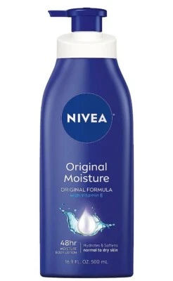 尼维雅原装保湿身体乳液含维生素 E,16.9 液量盎司泵瓶 — 第 1/4 张图片