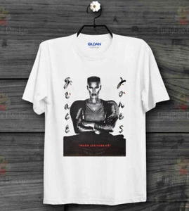 Grace Jones Warm Leatherette Island Cool Retro Unisex TShirt B238 - Picture 1 of 1