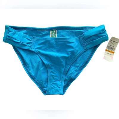 NWT Relax by TOMMY BAHAMA Women S/P Small Side Shirred Hipster Bikini Bottom - Image 1 of 4