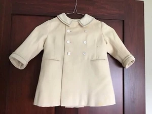 Child's Vintage 1970s Yellow Spring Easter Lined Coat THE WHITE HOUSE London - Picture 1 of 14