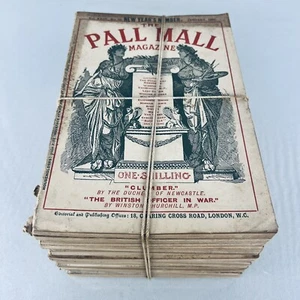 The Pall Mall Magazine 1901 Complete Collection Jan-Dec Antique Magazine Lot - Foto 1 di 8