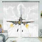 Aircraft Reef Lines 3D Curtain Blockout Photo Printing Curtains Drape Fabric