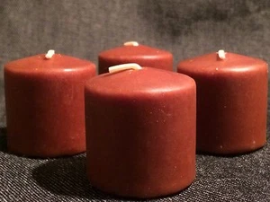 New Tea light & Votive Set of 20 CINNAMON MUFFIN Brown Candles Wonderful Scented - Picture 1 of 8