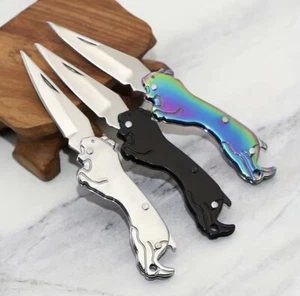 Mini Folding Pocket Knife Outdoor Survival EDC Utility Gadget Keychain Opener - Picture 1 of 6
