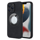 For Iphone 14 13 12 11 Pro Max Slim Leather Mag Safe Phone Case