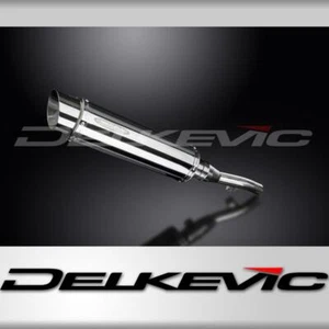 Yamaha XT250 Serow 2008-2019 350mm ROUND STAINLESS BSAU SILENCER EXHAUST KIT - Picture 1 of 4