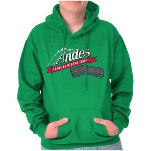 Retro Andes Crème De Menthe Thins Candy Logo Hoodie Hooded Sweatshirt Men Women - Picture 1 of 8