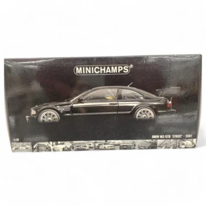Minichamps BMW M3 GTR Street 2001 escala 1/18 coche modelo diecast - Imagen 1 de 12