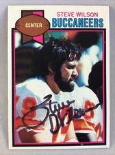 Steve Wilson -Georgia Bulldogs - Tampa Bay Buccaneers Autographed Rookie Card