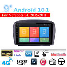 9''Android Car Stereo Radio GPS WIFI 3G 4G For Mercedes Benz Benz SL SL550 SL600