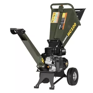Wood Chipper GAMUL HC100 Petrol 212cc 50cm Capacity - Picture 1 of 9