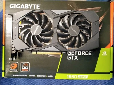 GIGABYTE GTX 1660 6GB GDDR6 GeForce GAMING Graphics Card UK STOCK PROMO - Image 1 of 3
