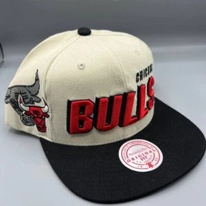 Chicago Bulls Hat Men NBA Draft 1996 Shadow Mitchell & Ness Snap Back Cap New - Picture 1 of 8