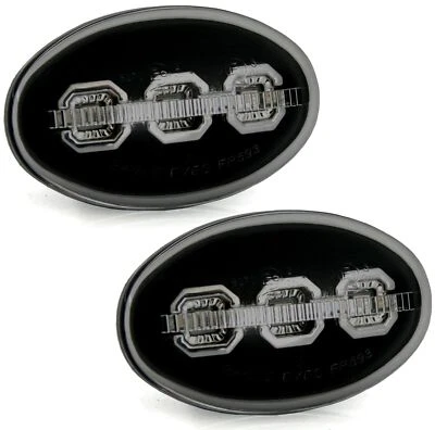 2x LED Seitenblinker Für Ford Fiesta Mondeo Explorer KA Mazda 121 Schwarz - Bild 1 von 4