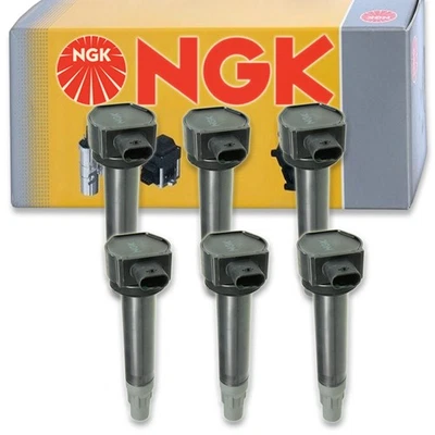 6 pc NGK Ignition Coils for 2007-2008 Chrysler Pacifica 4.0L V6 Spark Plug me - Image 1 of 4