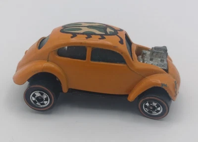 Hot Wheels Redline 1967 оранжевый жук VW на заказ Volkswagen Beetle - Изображение 1 из 4