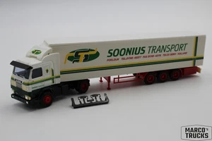 AWM Scania 143 400 refrigerated semitrailer truck "Soonius Poeldijk Holland" 1:8 - Picture 1 of 1