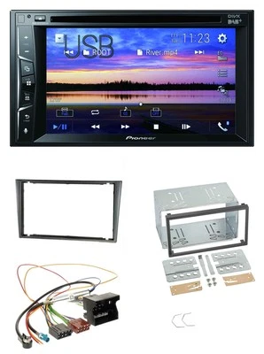 Pioneer Bluetooth 2DIN USB DVD DAB MP3 Autoradio für Opel Corsa C Quadlock 2000- - Bild 1 von 4