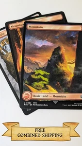 Magic The Gathering: 3x Final Fantasy (FIN) Full Art Mountain - Foto 1 di 4
