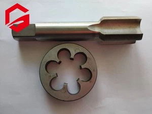 HSS 9/16"-40 UN Tap and Die Set Right Hand Thread Tap With Round Threading Die - Picture 1 of 4