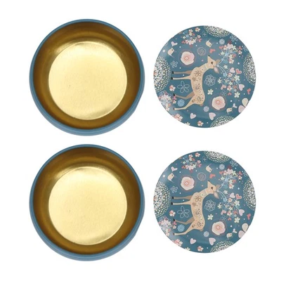 2pcs Empty Candle Jars Glossy Comfortable Elegant Style Cute Vivid Animal⊹ - Image 1 of 4