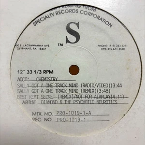 US ORIGINAL TEST PROMODiamond D & The Psychotic Neurotics/ Best Kept Secret 45 K - Imagen 1 de 2