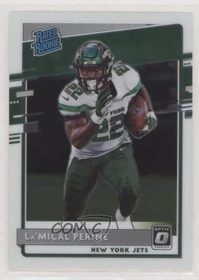 2020 Panini Donruss Rated Rookie Optic Preview La'Mical Perine #P-340 Rookie RC - Image 1 of 2